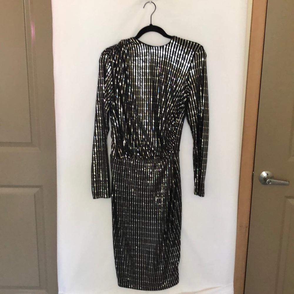 NYC Rouched Bling Dress